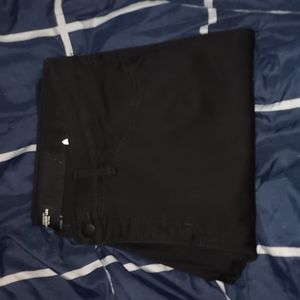 Lee Black Trousers Regular Fit Straight Leg Mid Rise